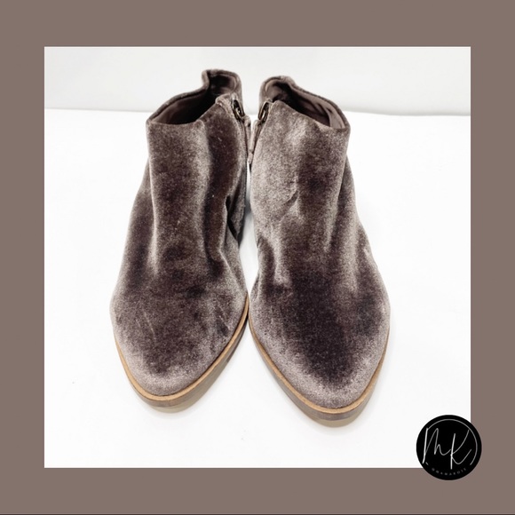 Anthropologie Kelsi Dagger Brooklyn Alia Ankle Boots in Velvet - Picture 2 of 9